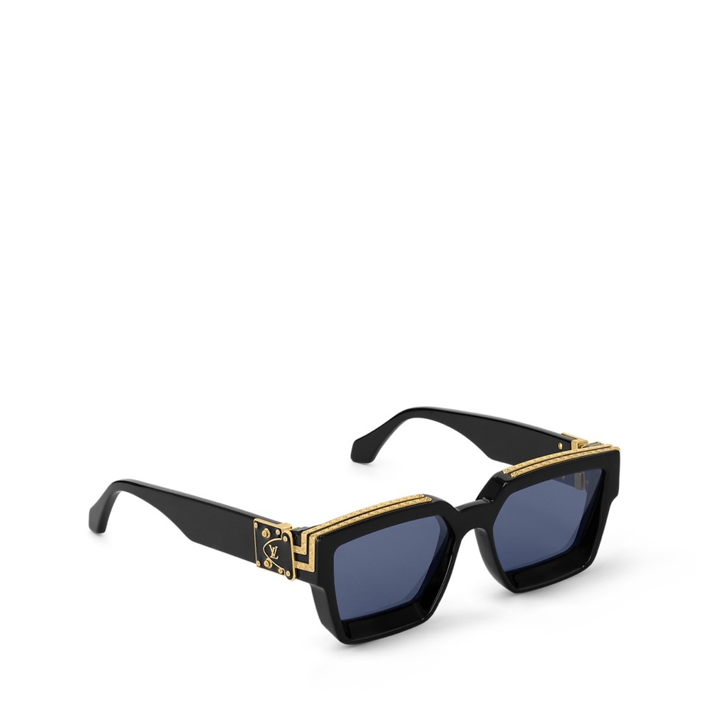 Louis Vuitton Black and Gold Sunglasses